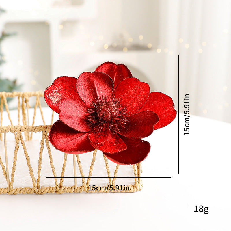 Christmas Flower Ornaments Christmas Tree Decorations