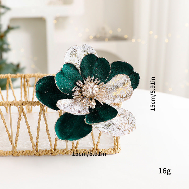 Christmas Flower Ornaments Christmas Tree Decorations